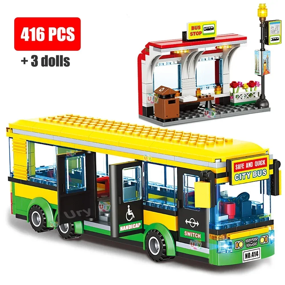 Kids Toys London - Bus City UK London สีเหลือง Passenger