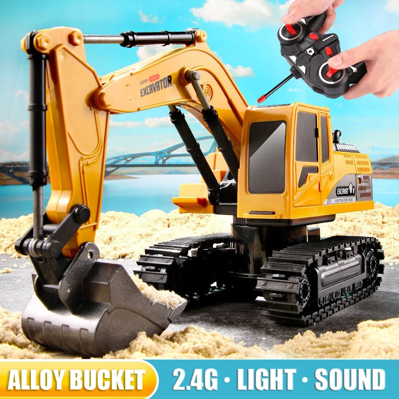 Kids' Toys Channel - รถขุด RC 2.4Ghz 6 ช่องสัญญาณ 1:24