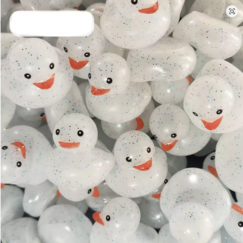 Rubber Duck Bath - เป็ดยางใสขนาดเล็ก 30-300 ตัว ของเล่นเป็ดยางมีเสียง สำหรับของขวัญงานวันเกิด กิจกรรมชายหาดและสระว่ายน้ำในฤดูร้อน
