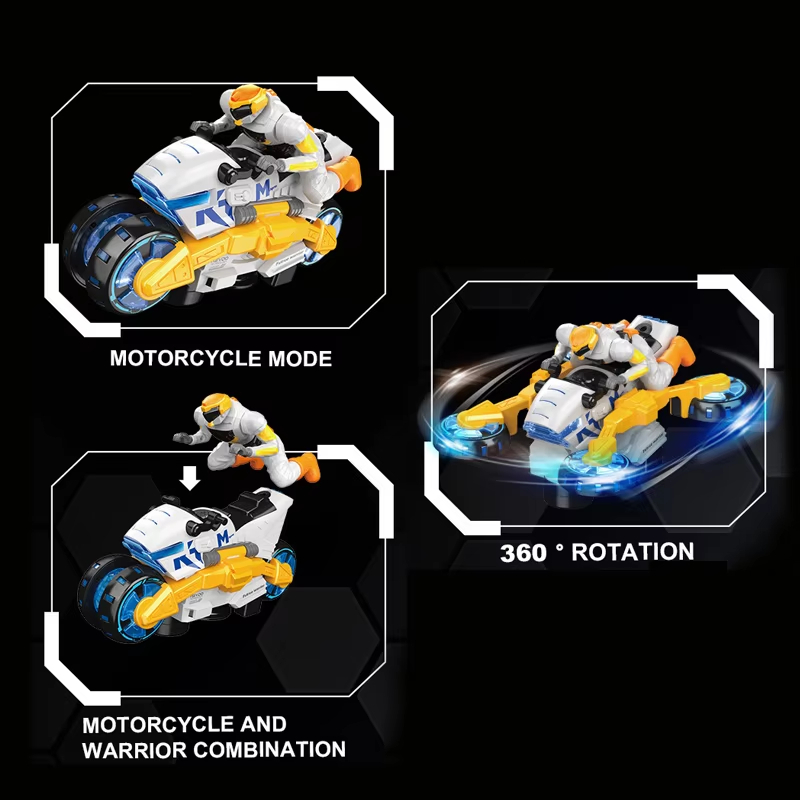 มอเตอร์ไซค์แปลงรูปได้พร้อมไฟแล - Kids' Toys บทวิจารณ์และราคา