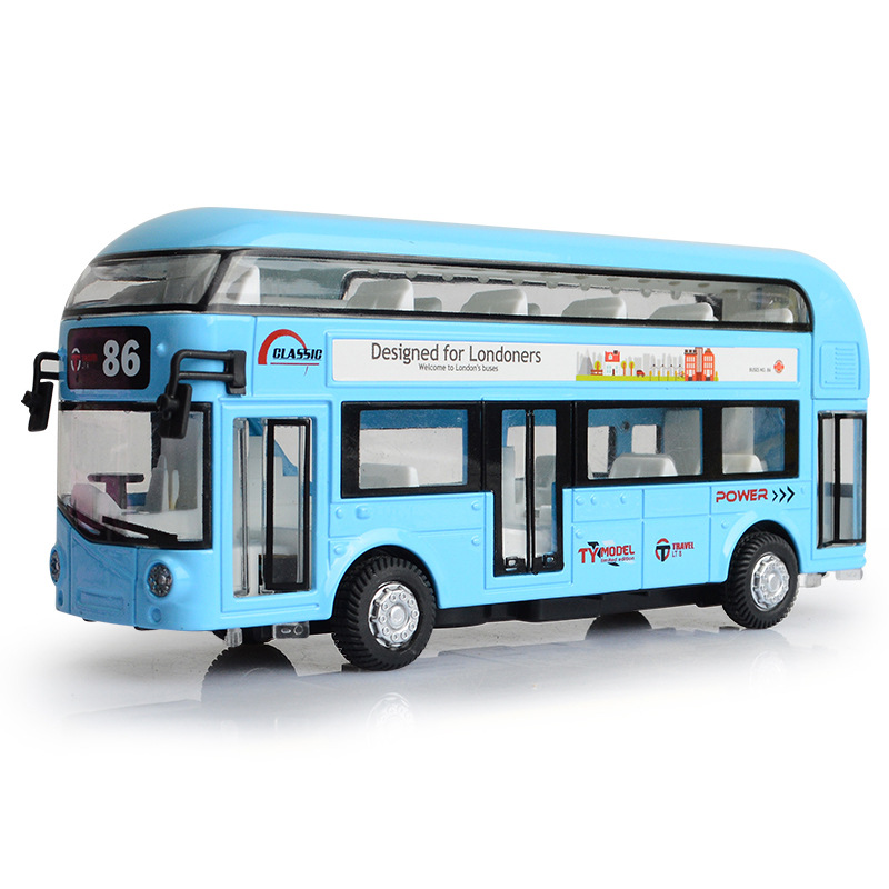 17 ซม.Double Decker London Bus - Kids Toys London บทวิจารณ์และราคา