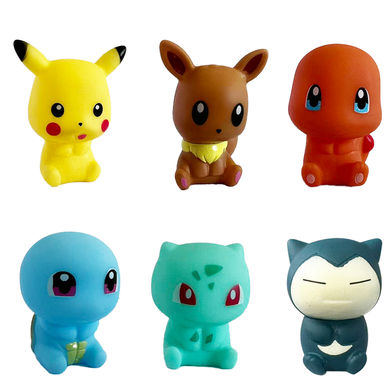 6 ชิ้นโปเกมอนของเล่นอาบน้ำปิกา - Kids Toys Under 100 บทวิจารณ์และราคา