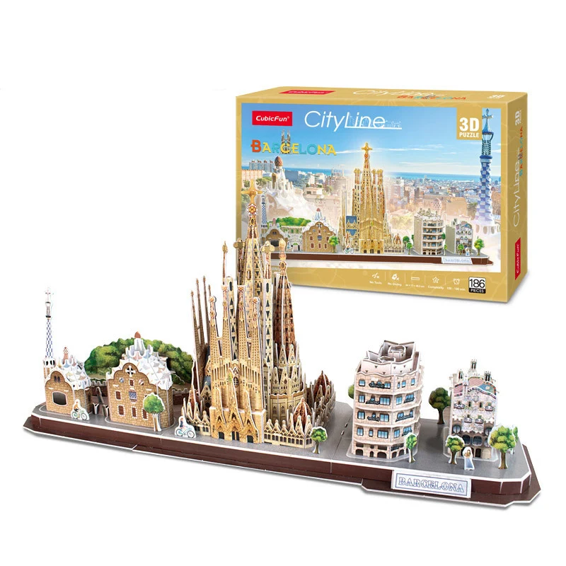 3D เกมปริศนา DIY ของเล่นกระดาษ - Kids Toys London บทวิจารณ์และราคา