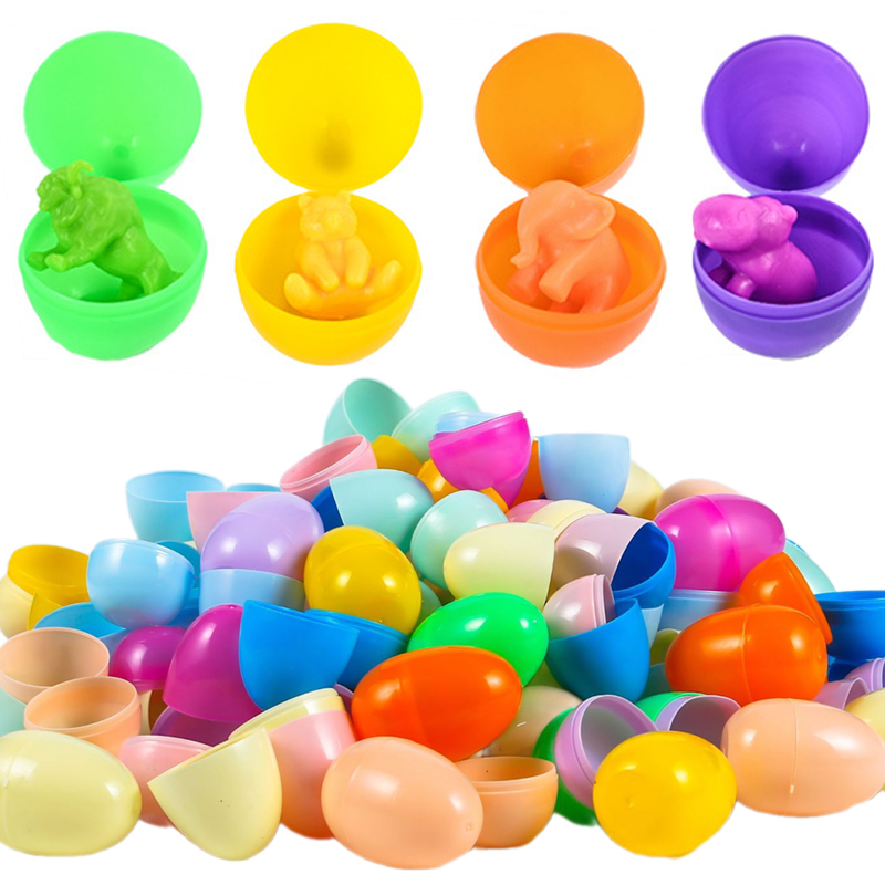 12/24 ชิ้นไข่อีสเตอร์เปล่าพลาส - Kids Toys Packaging บทวิจารณ์และราคา