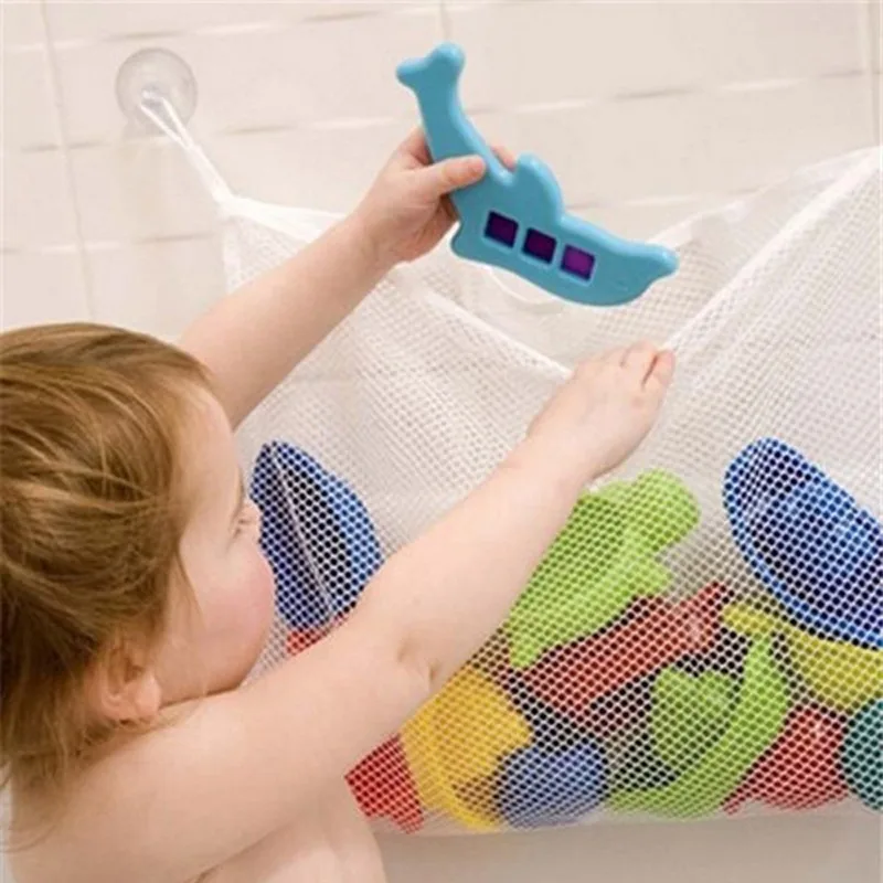 เด็กห้องน้ําตาข่ายกระเป๋าอาบน้ - Kids Storage Toys บทวิจารณ์และราคา