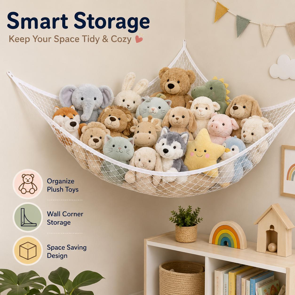 ตาข่ายเก็บของเล่นแบบแขวน ที่จั - Kids' Toys บทวิจารณ์และราคา