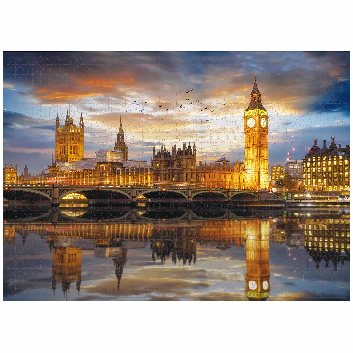 จิ๊กซอว์ 1000 ชิ้น ลายลอนดอนไน - Kids Toys London บทวิจารณ์และราคา