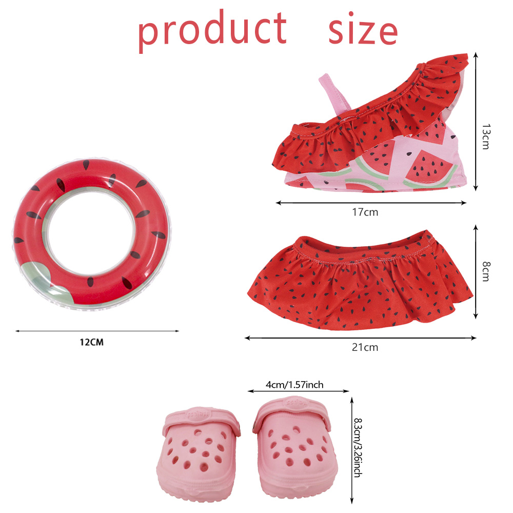 ชุดว่ายน้ำลายเกล็ดปลาสำหรับตุ๊ - Kids Toys Resale บทวิจารณ์และราคา