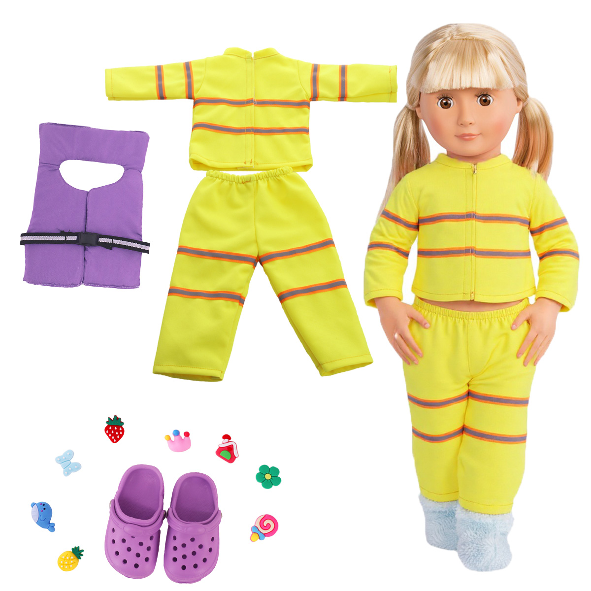 ชุดว่ายน้ำลายเกล็ดปลาสำหรับตุ๊ - Kids Toys Resale บทวิจารณ์และราคา