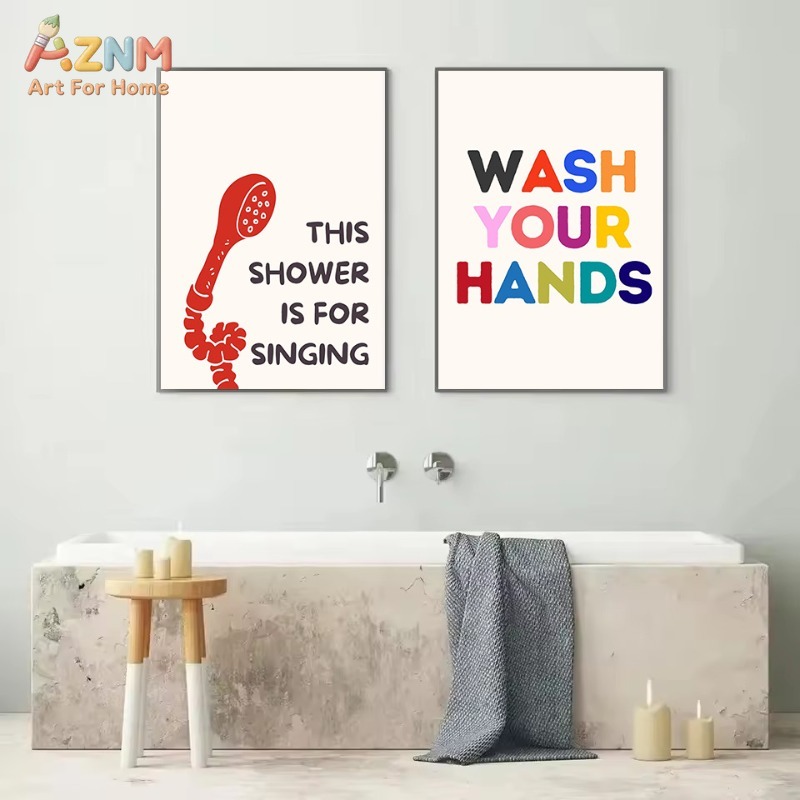 AZNM ภาพพิมพ์บนผ้าใบลายเป็ดยาง - Rubber Duck Bath บทวิจารณ์และราคา