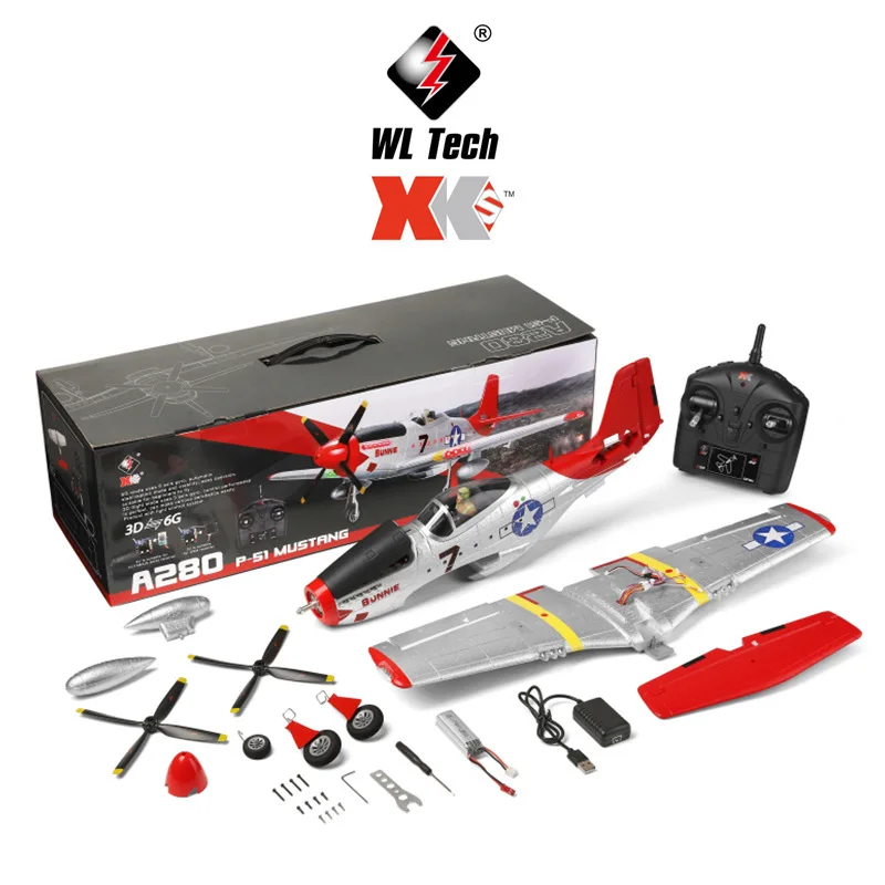 ในสต็อก A280-P51 สี่ช่องเครื่อ - Kids' Toys Channel บทวิจารณ์และราคา