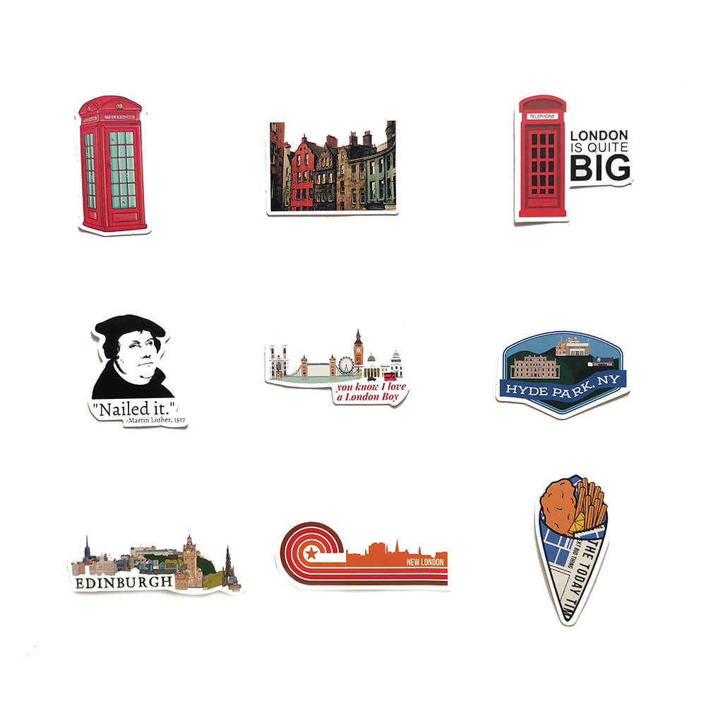 50 ชิ้นลอนดอนอังกฤษสติกเกอร์แล - Kids Toys London บทวิจารณ์และราคา